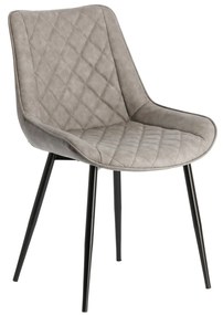 Šedá stolička Affair 82 × 60 × 53 cm