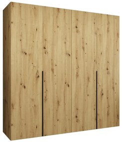 Skriňa Alicante I 200 artisan čierna