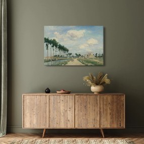 Obraz - Johan Barthold Jongkind, The Towpath, reprodukcia (90x60 cm)