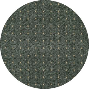 Condor Carpets 80x80 (průměr) kruh cm Kusový koberec Udinese zelený kruh, zelená, chodba / predsieň