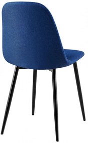 Stolička Giverny látka - modrá