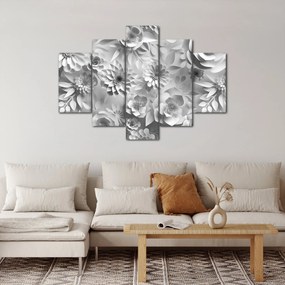 Obraz - Biele kvety (150x105 cm)