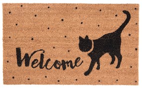 Kokosová rohožka Welcome Cat - 75*45 cm