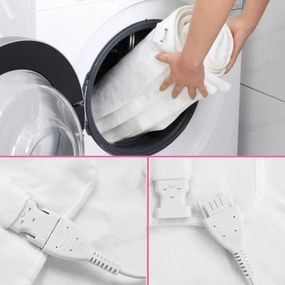 Elektrická podložka LARA biela