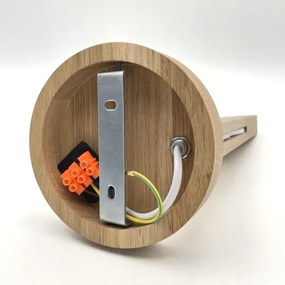 Brilagi - LED  Nástenné svietidlo ANTHONY 1xE14/40W/230V dub/čierna