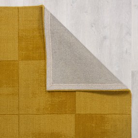 Flair Rugs, Kusový koberec Demi Check Ombre Yellow, 200x290, žltá, obývacia izba