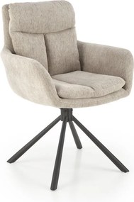 Jedálna stolička HALSA, 1 ks, béžová