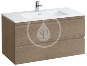 LAUFEN Pro S Skrinka s umývadlom, 1000 mm x 500 mm, farba svetlý dub H8619654791041