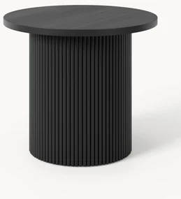 Okrúhly drevený pomocný stolík Nele