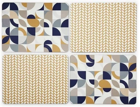 Korkovo-papierové prestieranie 4 ks 21.5x29 cm Bauhaus - Cooksmart ®