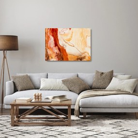 Sklenený obraz - Abstraktná maľba (70x50 cm)
