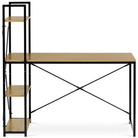 Autronic BONTEC Pracovný stôl 120x60cm, mdf, hnedá, GD-520 OAK Farba: Hnedá