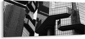 Obraz sklenených budov (120x50 cm)