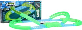 Svietiaca pretekárska dráha s 2 RC autíčkami 31 ks