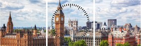 Obraz - Big Ben (s hodinami) (90x30 cm)