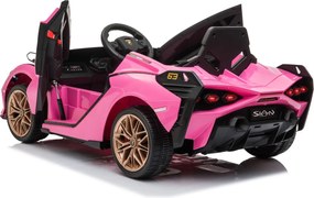 Ramiz Lamborghini SIAN Ružové vozidlo
