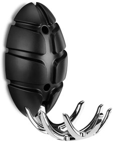 Čierny nástenný háčik Bug – Spinder Design