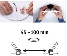 Paulmann 92391 - LED/8,5W IP44 Kúpeľňové podhľadové svietidlo VARIFIT 230V