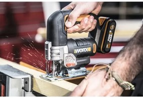 Aku priamočiara píla Worx WX543.9 20V, bez aku a nabíjačky