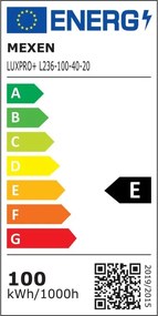 Mexen Luxpro+ LED reflektor s pohybovým senzorom, 100W, neutrálna - 4000K, 11000 lm, biela - L236-100-40-20