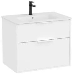 Kúpeľňová skrinka s umývadlom Roca Optica 59x58x45,5 cm biela matná mat OPT602ZBM, 1 ks