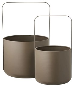 Kovové obaly na kvetináče v súprave 2 ks ø 24,5 cm Tule – House Nordic