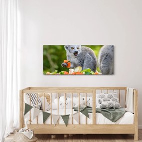 Obraz lemura (120x50 cm)