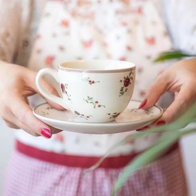 Šálka s tanierikom La Petit Rose - 0,20 litra