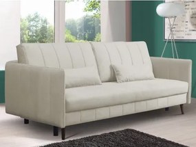 Rozkladacia pohovka Vannes, šedo-béžová látka%