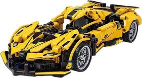Stavebnica auta SUPERCAR No.J2012 žltá - 422 dielikov
