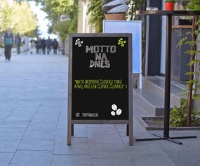 Toptabule.sk  SET - áčkový stojan + 4 tabule + príslušenstvo