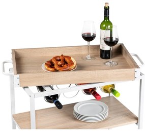 Servírovací stolík na kolieskach 40x80 cm Rustico - Wenko
