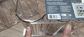 Zeller Present 2. akosť - Stojan na 3 fľaše, stohovateľný, transparentný COMPACTA