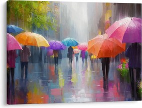 Obraz - Daždivý deň (70x50 cm)