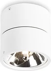 Sada 2 moderných bodových svetiel bielych okrúhlych nastaviteľných - Go Nine