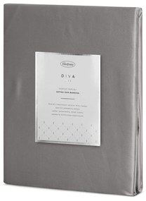 SATÉNOVÉ OBLIEČKY DINA 200X220 CM, 2KS 70X80 CM SIVÉ