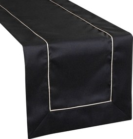 OBRUS MADELE 40X140 CM ČIERNY