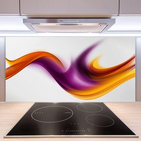 Sklenený obklad Do kuchyne Abstrakcie umenie art 140x70 cm