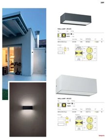 Redo 90373 - LED Vonkajšie nástenné svietidlo LAMPRIS LED/13W/230V IP65 biela