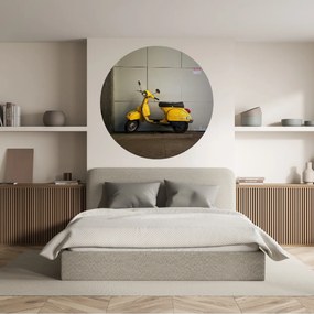 120x120cm Vespa - textilná nálepka na stenu Veľkosť: 120 cm
