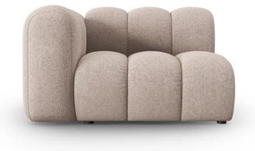Béžový modul pohovky (ľavý roh) Lupine – Micadoni Home