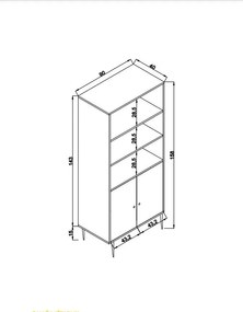 Knižnica Hazeran Oak