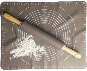 Florina Silikónový valček na cesto Anide, sivá