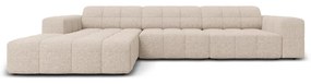 Béžová rohová pohovka (ľavý roh) Chicago – Cosmopolitan Design