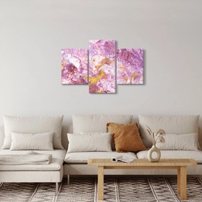 Obraz - Ružová abstrakcia (90x60 cm)