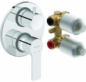 Duravit DC5210008010 - Sprchová batéria pre podomietkovú inštaláciu D-CODE lesklý chróm