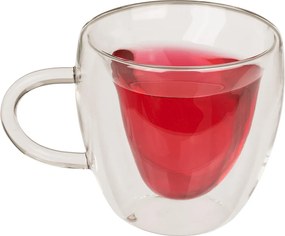 GiftyCity Dvojstenný termohrnček Srdce, sada 2 ks