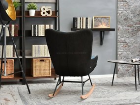 Kreslo Sibyla (patchwork + buk čierny). Vlastná spoľahlivá doprava až k Vám domov. 1110387