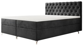 Čalúnená posteľ boxspring FESTER 2 - monolith 92 / 180x200