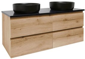 Kúpeľňová skrinka s krycou doskou SAT B-Way 119x50x45 cm BWAY2120OAKTK, 1 ks